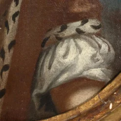 Portrait féminin à l’huile sur toile, Italie, XVIIIe siècle