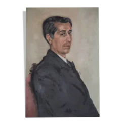 Portrait huile sur toile