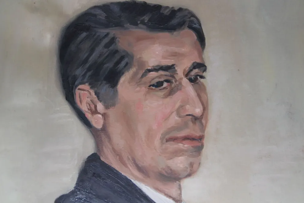 Portrait huile sur toile