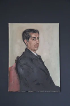 Portrait huile sur toile