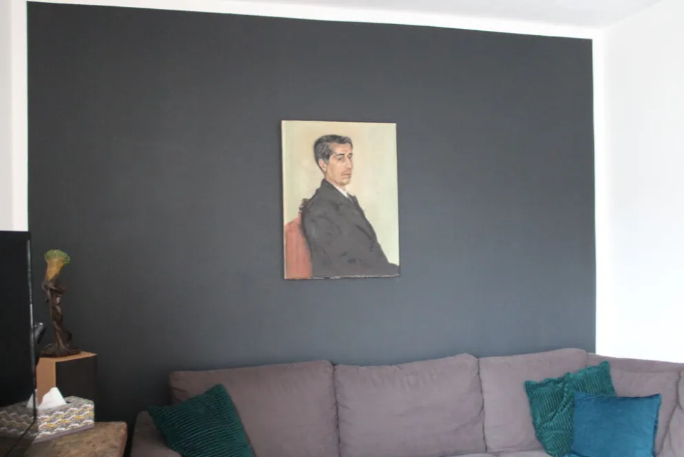 Portrait huile sur toile