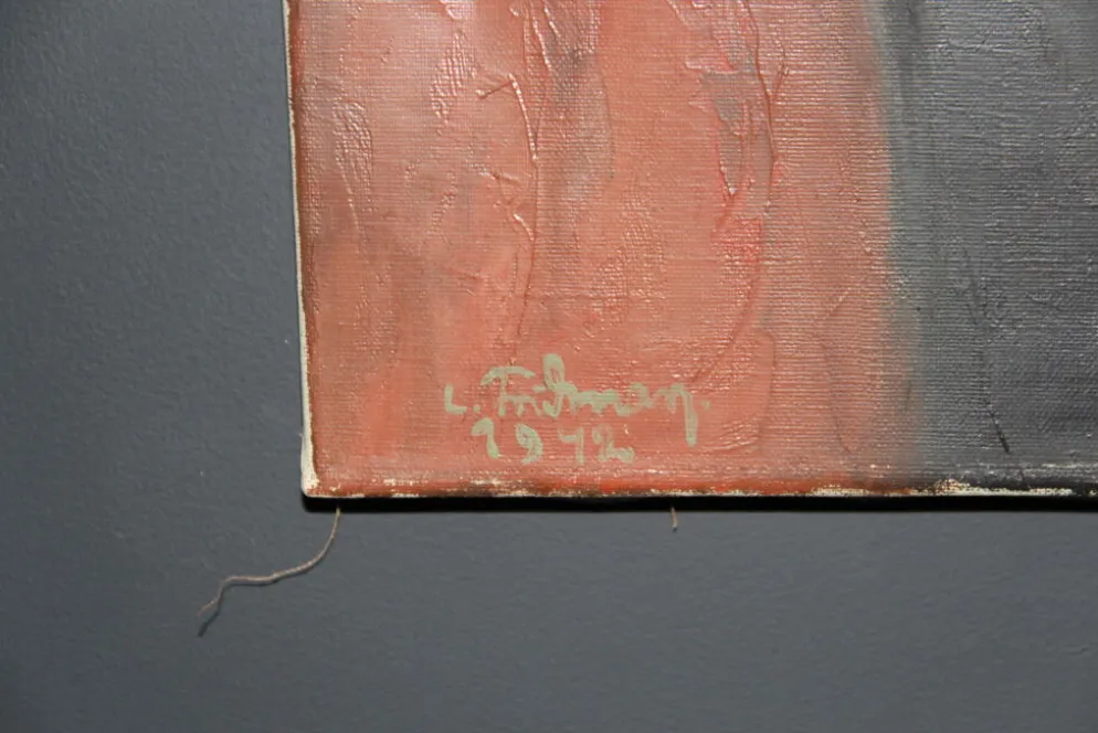 Portrait huile sur toile