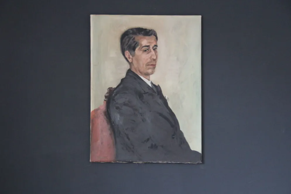Portrait huile sur toile