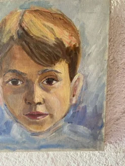Portrait à l’huile ancienne
