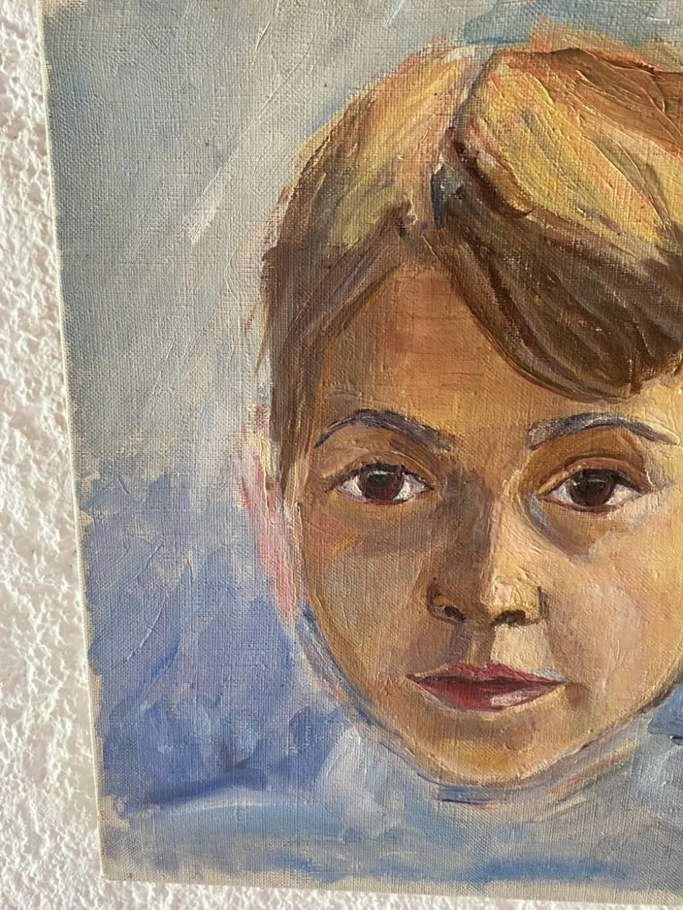 Portrait à l’huile ancienne