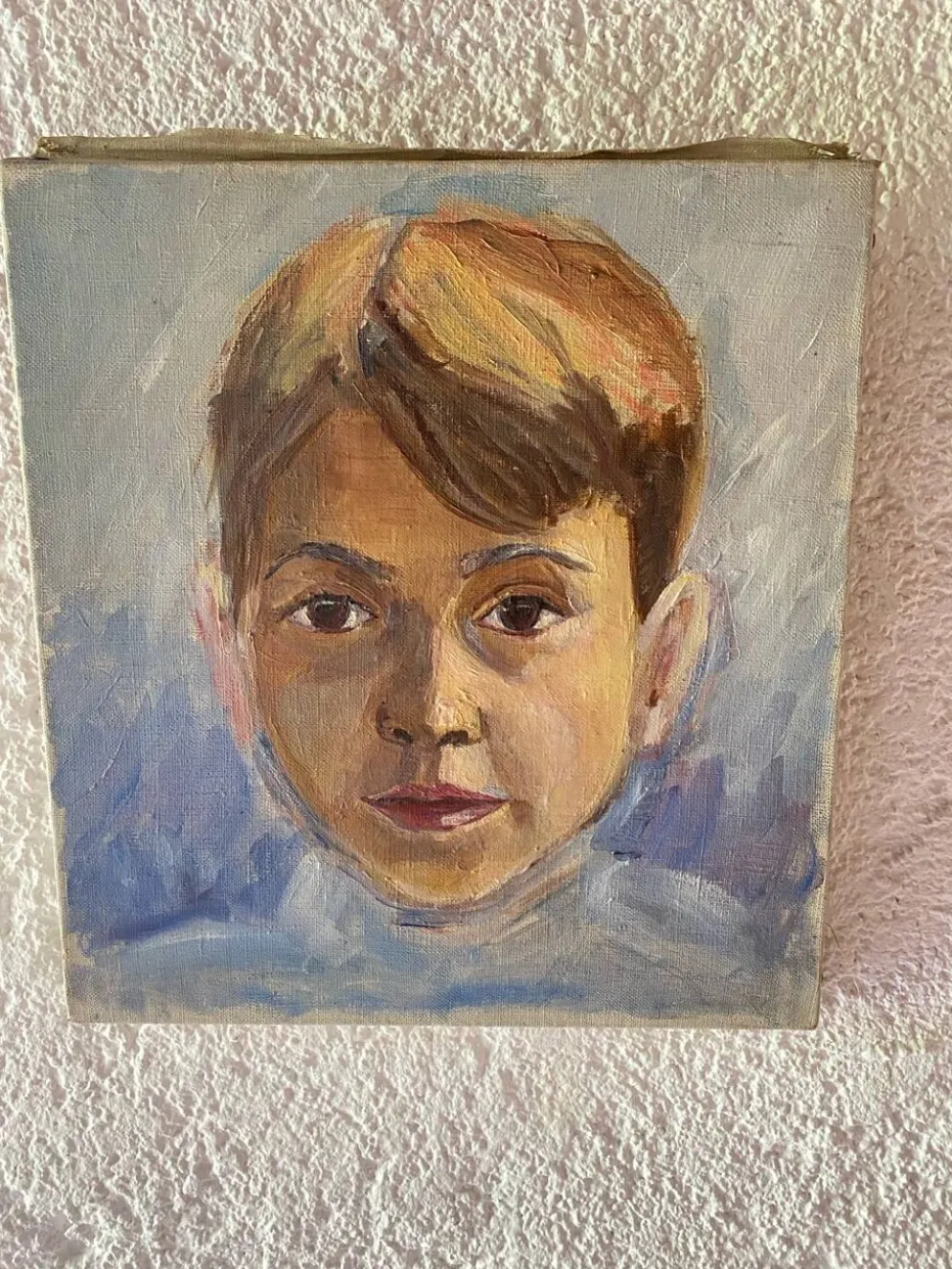 Portrait à l’huile ancienne