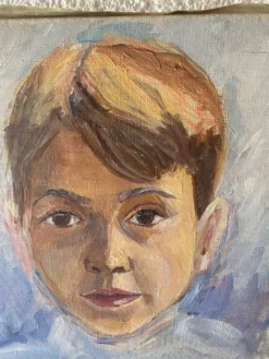Portrait à l’huile ancienne