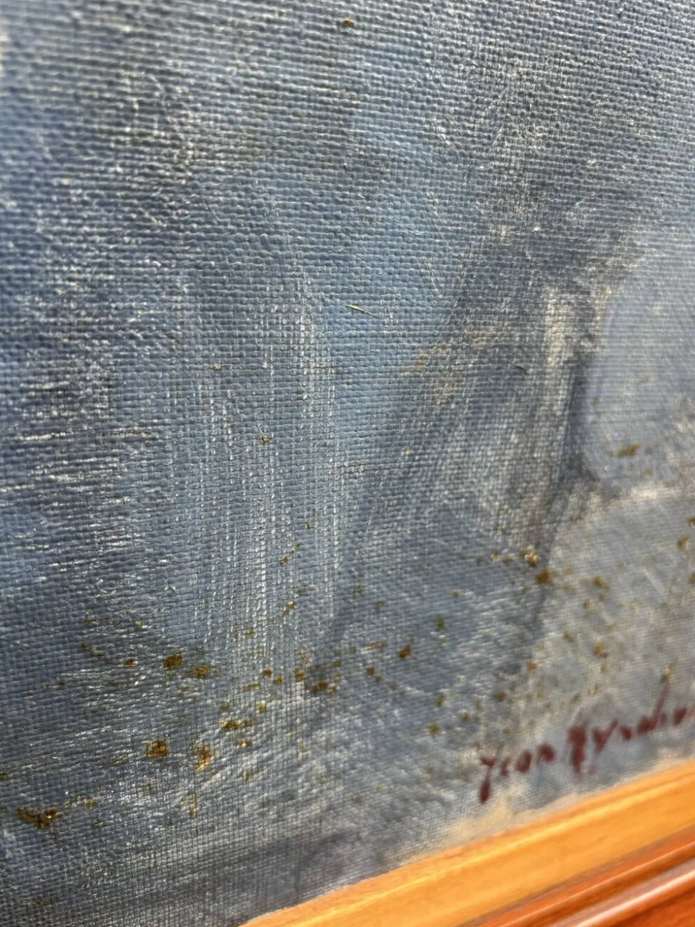 Portrait à l'huile d'une jeune femme par Jean Hynderick