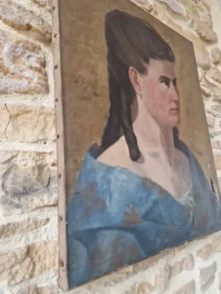 Portrait à l'huile, XIXème