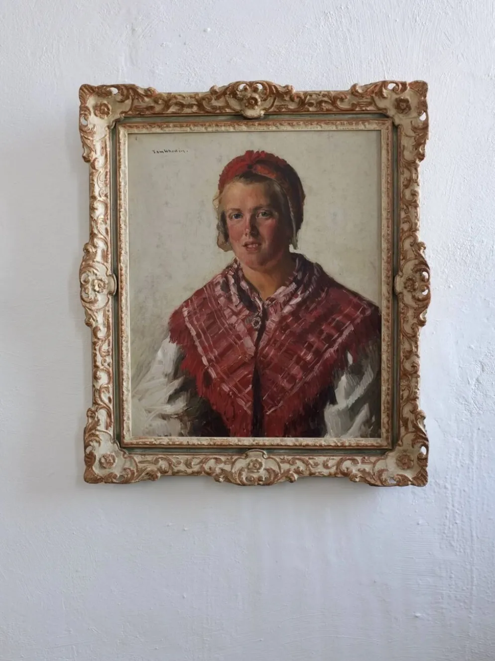 Portrait vintage d'une femme par Sam Uhrdin | Suède | Années 1920