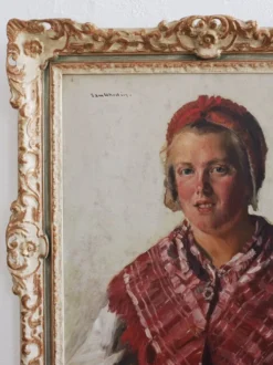 Portrait vintage d'une femme par Sam Uhrdin | Suède | Années 1920