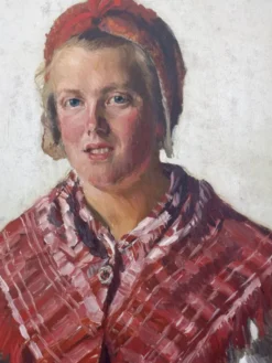 Portrait vintage d'une femme par Sam Uhrdin | Suède | Années 1920