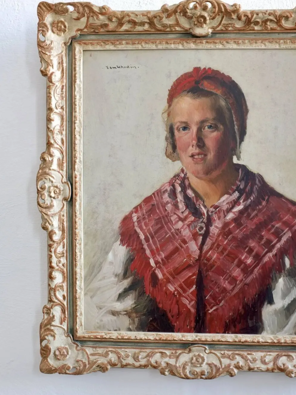 Portrait vintage d'une femme par Sam Uhrdin | Suède | Années 1920