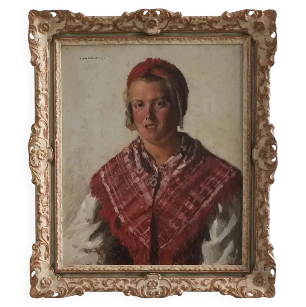Portrait vintage d'une femme par Sam Uhrdin | Suède | Années 1920