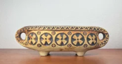 Pot de fleurs en céramique moderne du milieu du siècle WGP de Gebrüder Spang, années 1960