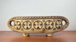 Pot de fleurs en céramique moderne du milieu du siècle WGP de Gebrüder Spang, années 1960