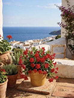 Pot de jardin italien silma des années 70