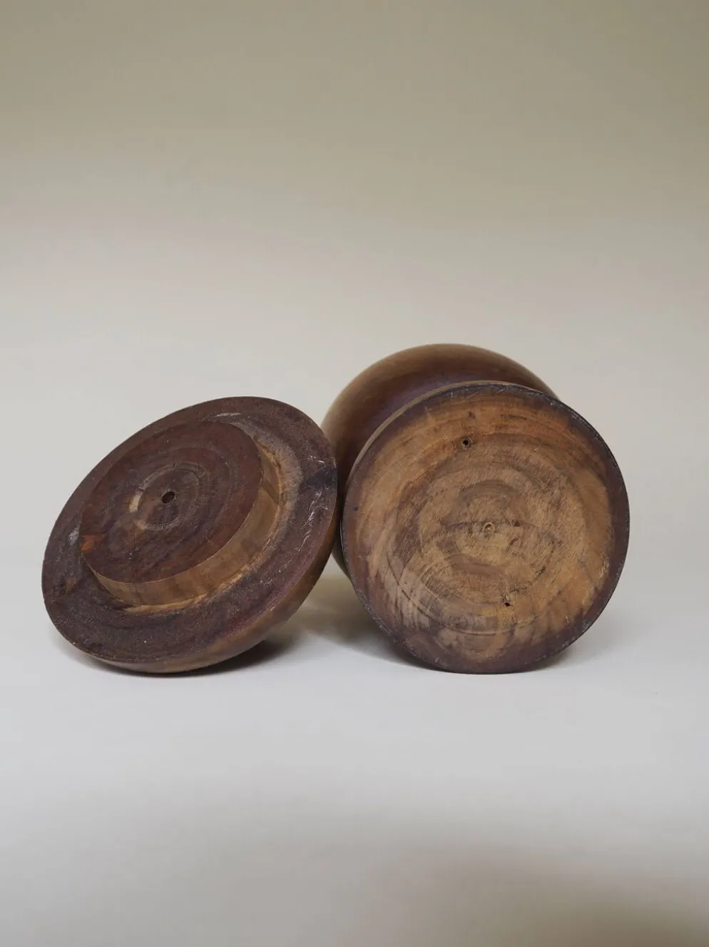 Pot en bois tourné