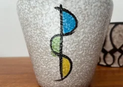 Pots de fleurs en céramique allemande des années 1960, ensemble de 4