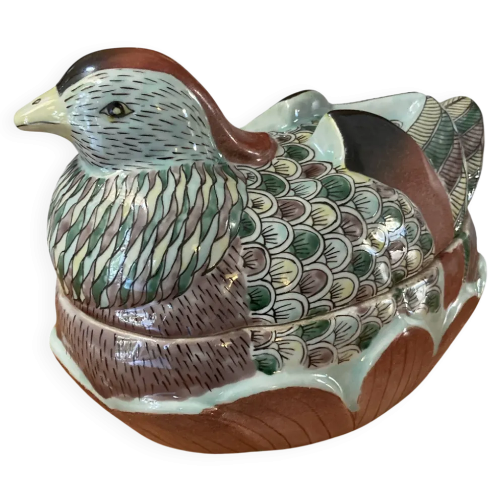 Poule en céramique - boite