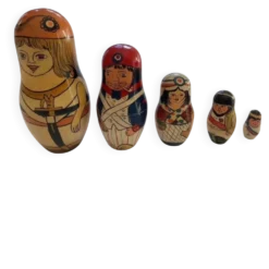 Poupée gigognes X5 pour Collectionneurs