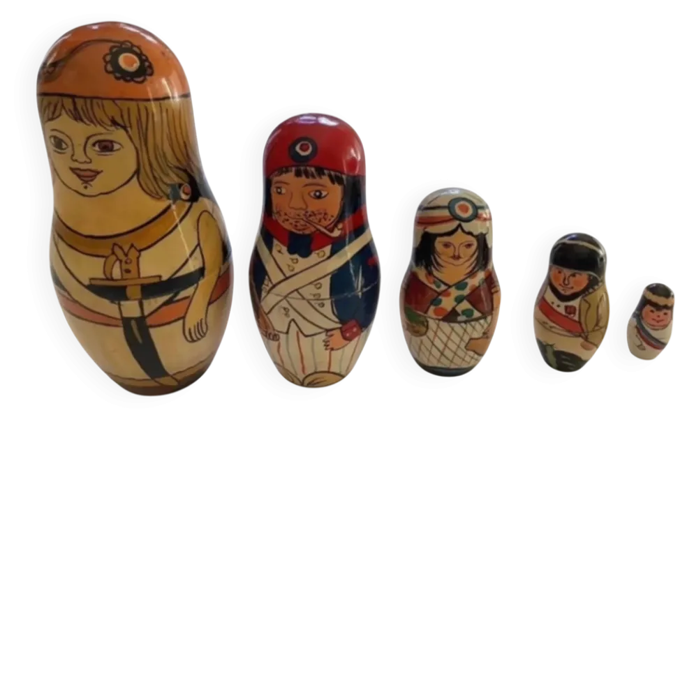 Poupée gigognes X5 pour Collectionneurs