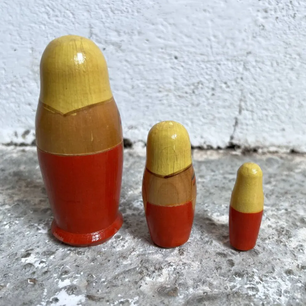 3 Poupées Russes matriochkas