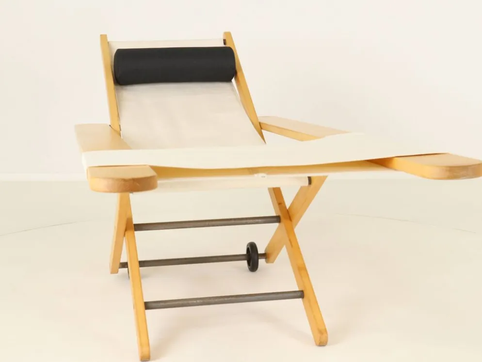 Prototype unique de chaise longue d'extérieur, probablement B&B Italia, Italie, années 1980