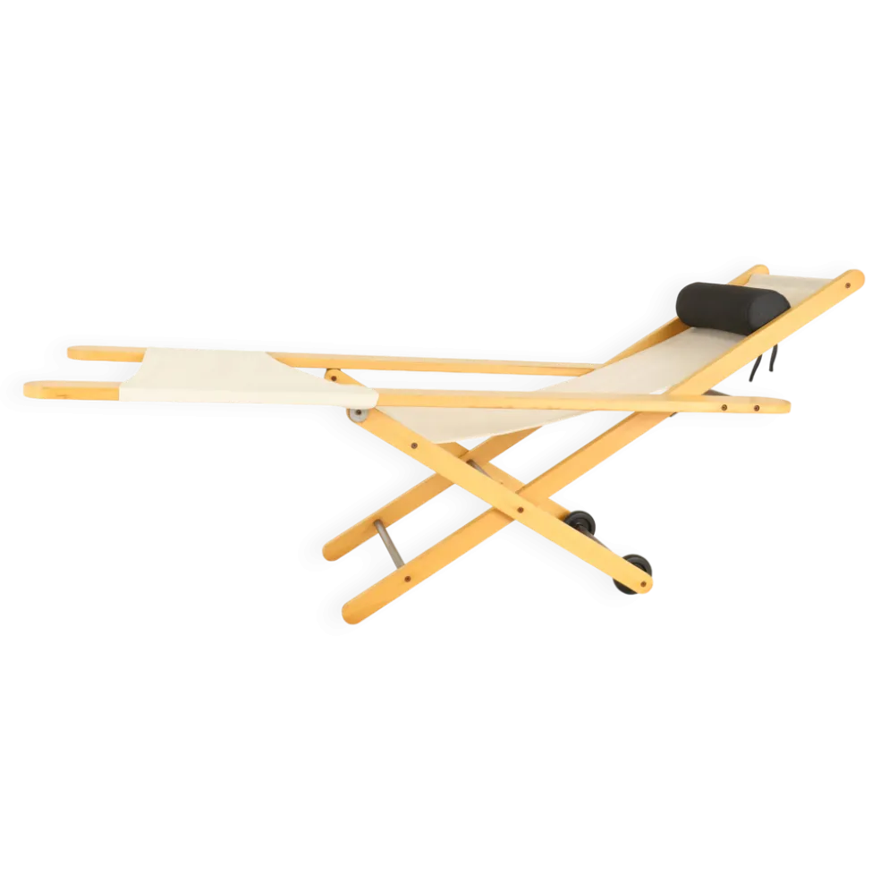 Prototype unique de chaise longue d'extérieur, probablement B&B Italia, Italie, années 1980