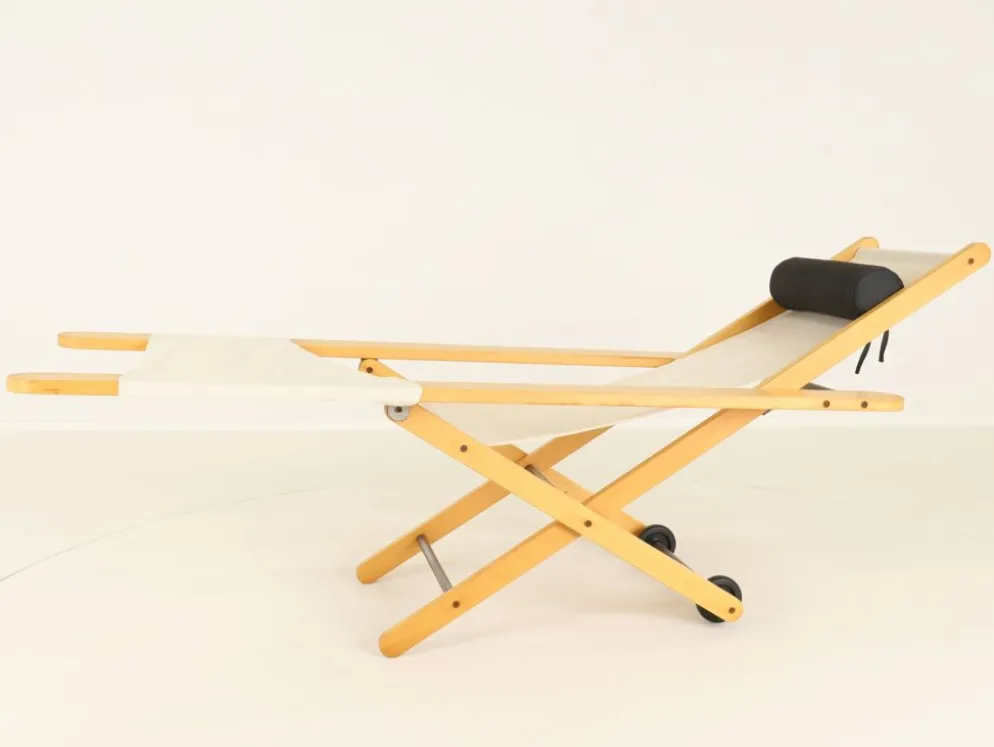 Prototype unique de chaise longue d'extérieur, probablement B&B Italia, Italie, années 1980