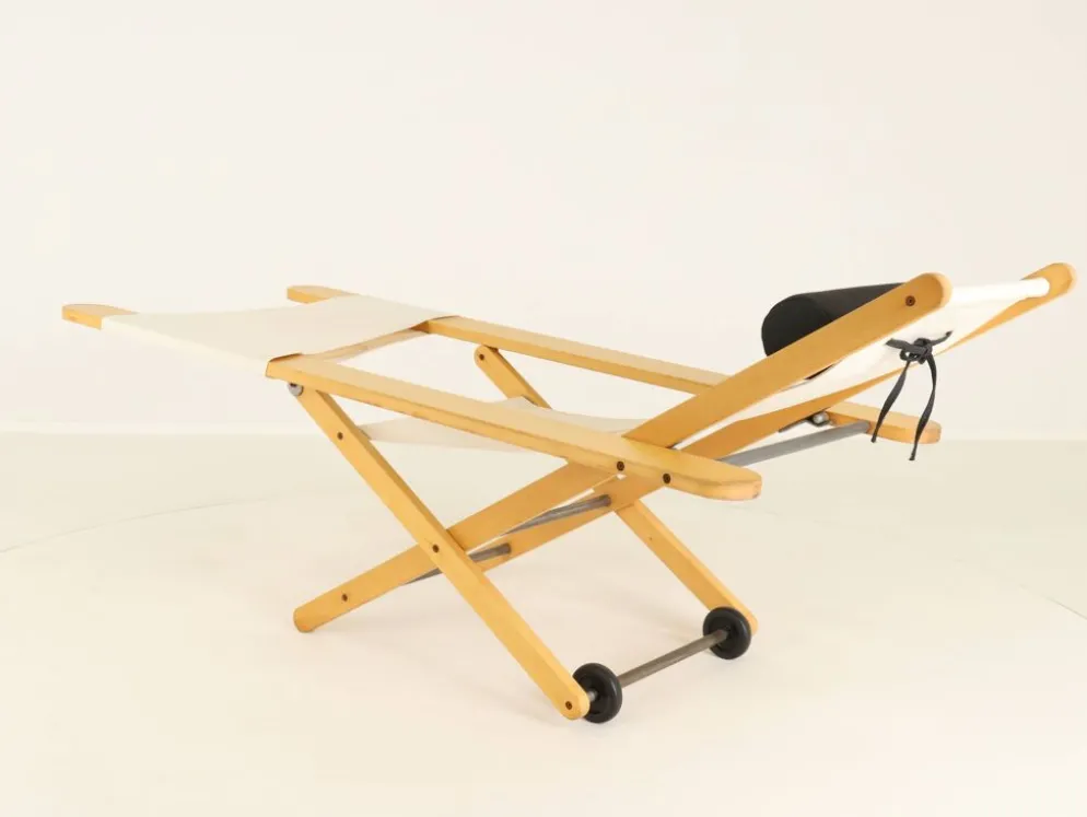 Prototype unique de chaise longue d'extérieur, probablement B&B Italia, Italie, années 1980