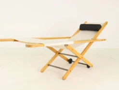 Prototype unique de chaise longue d'extérieur, probablement B&B Italia, Italie, années 1980