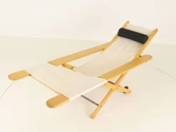 Prototype unique de chaise longue d'extérieur, probablement B&B Italia, Italie, années 1980