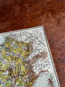 Puzzle carte de France vintage