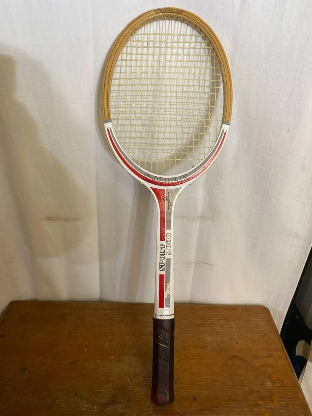 Raquette Ancienne Tennis DONNAY Drive Sport 2000 Bois Sport Vintage