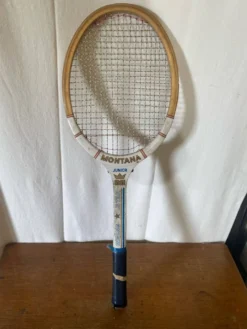 Raquette ancienne tennis montana junior bois vintage