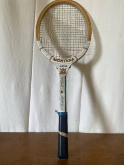 Raquette ancienne tennis montana junior bois vintage