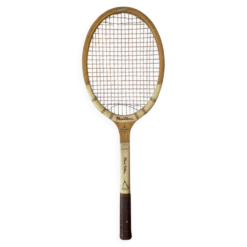 Raquette ancienne tennis montana red star bois vintage