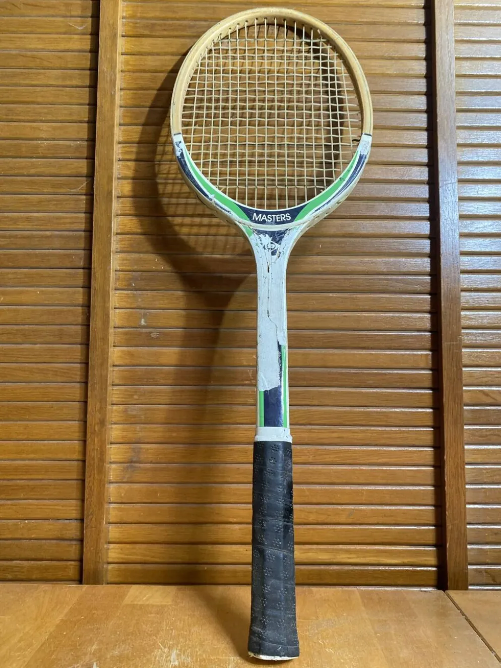 Raquette de tennis ancienne Dunlop master en bois