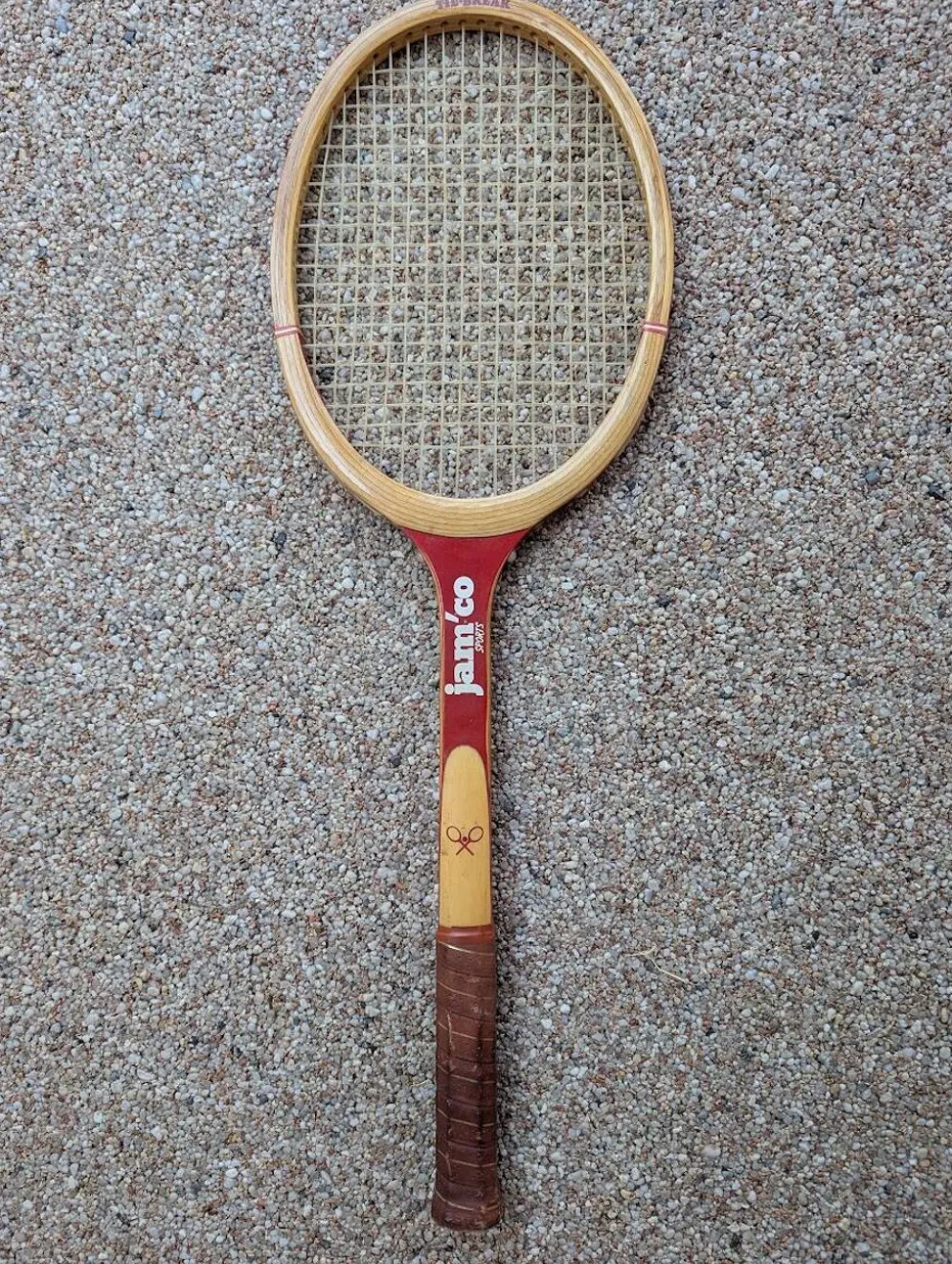 raquette de tennis Jam'Co tri-shape + etui cuir
