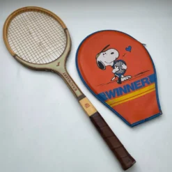 Raquette de tennis Snoopy John Newcombe