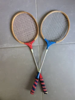 Raquettes de badminton vintages