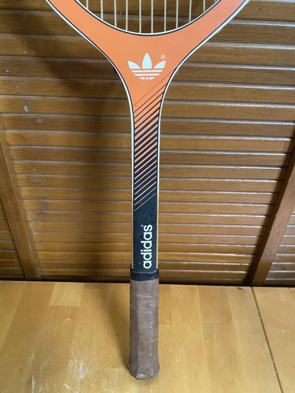 Raquette tennis ancienne adidas lady bois + housse adidas vintage #e19