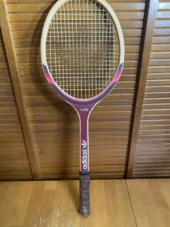 Raquette Tennis Ancienne ADIDAS Lady Bois Sport Vintage #E195