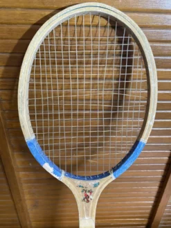 Raquette Tennis Ancienne Bois Sport Vintage