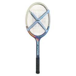 Raquette tennis ancienne donnay smacher pro bois + zéphyr sport vintag