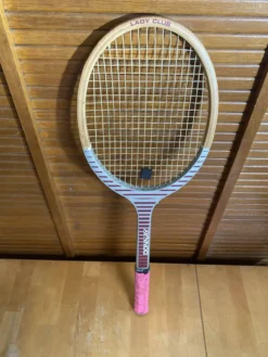 Raquette tennis ancienne donnay lady club bois sport vintage