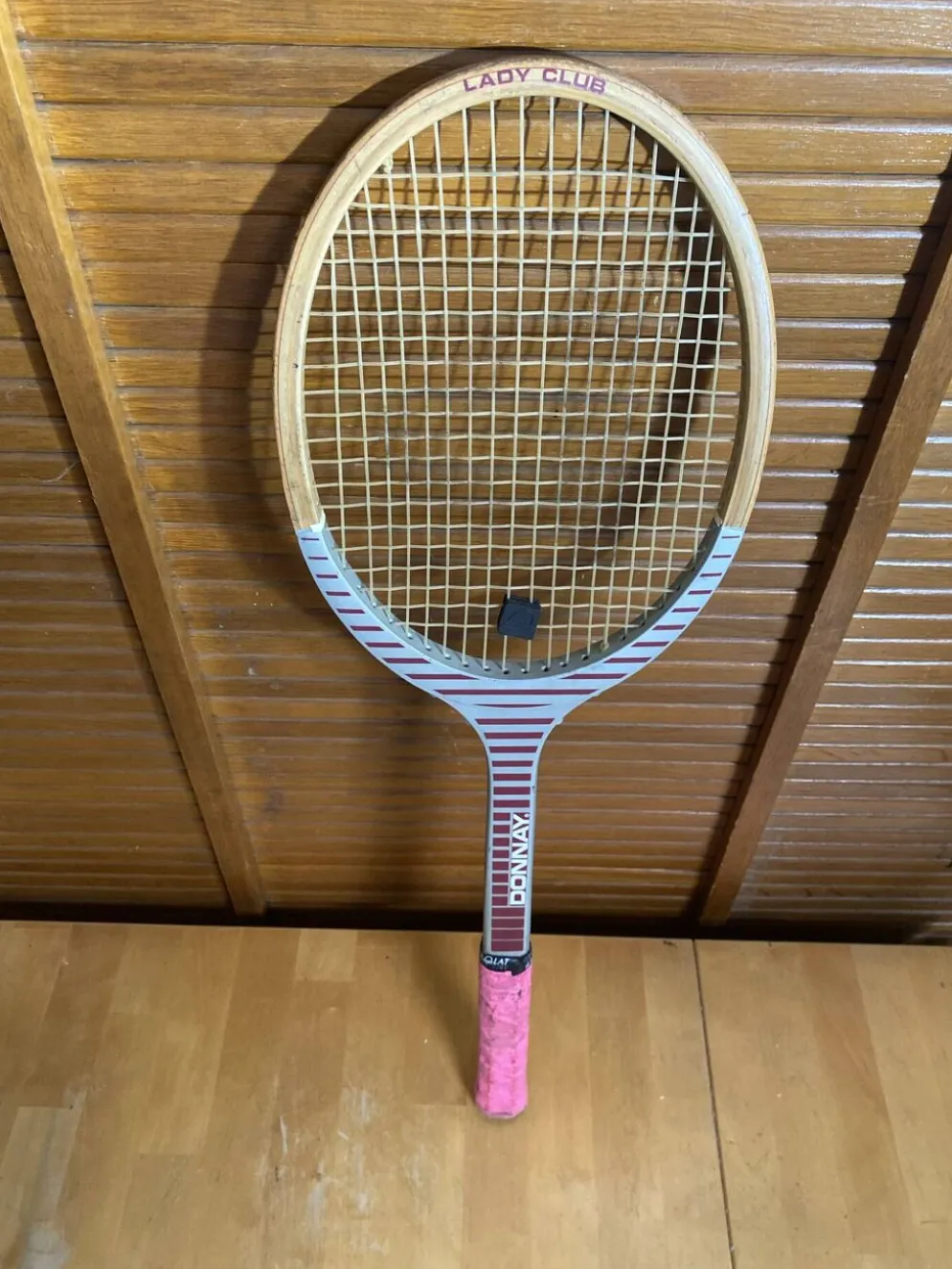 Raquette tennis ancienne donnay lady club bois sport vintage