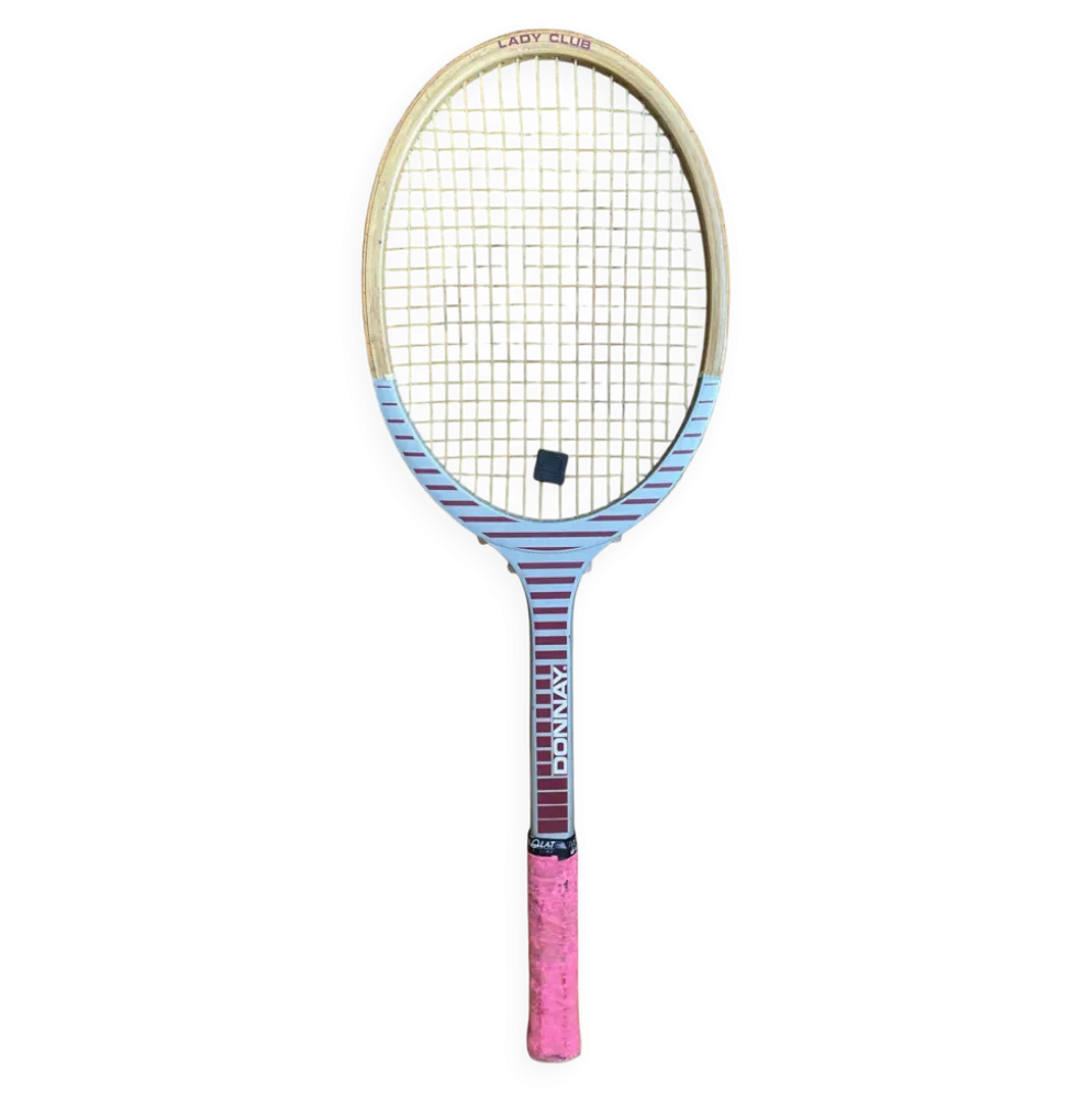Raquette tennis ancienne donnay lady club bois sport vintage