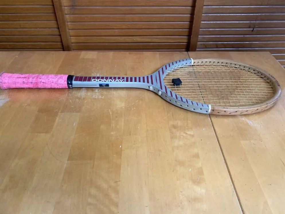 Raquette tennis ancienne donnay lady club bois sport vintage